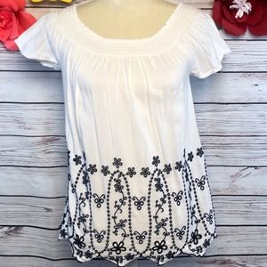 OLD NAVY SHORT SLEEVE WOMEN BLOUSE  S/P